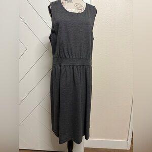 Banana Republic Charcoal Midi Dress